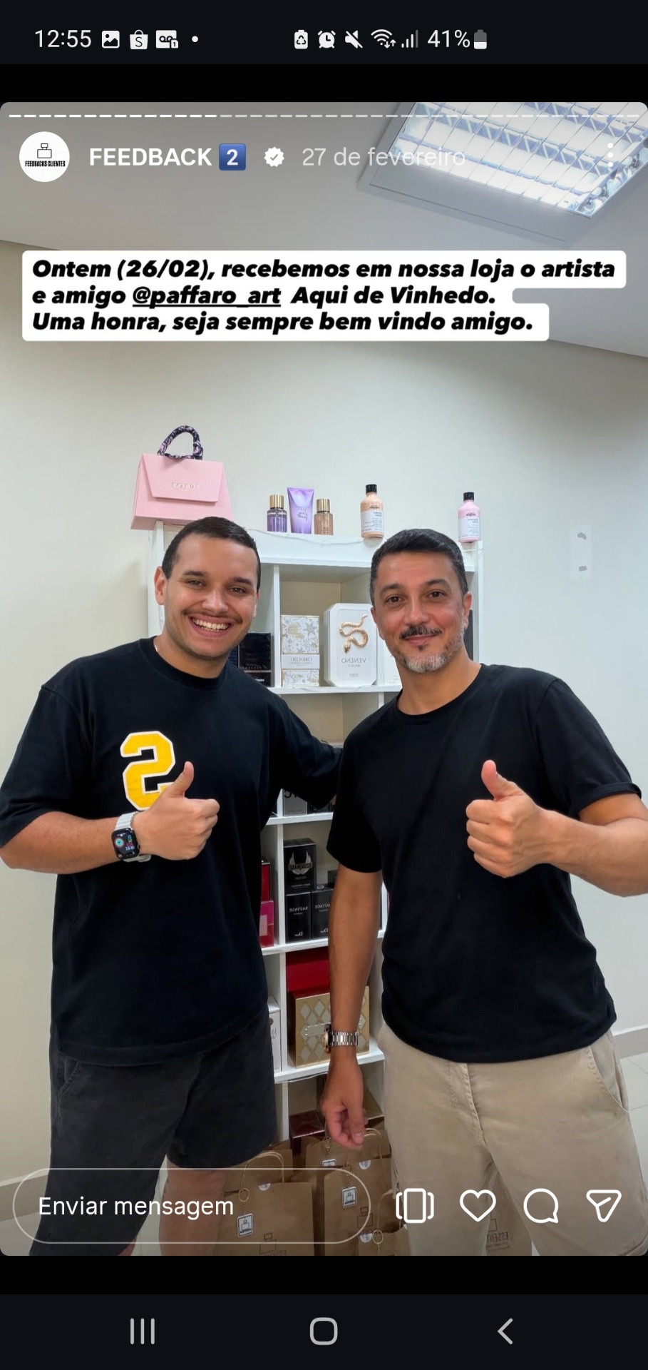 Atendimento na loja Essentique em Vinhedo